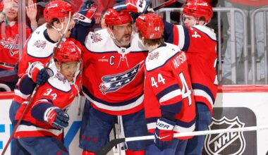 Capitals News & Notes: Playoff Odds, Ovechkin's 32nd Hat Trick & Eye-Popping Stats From Hutson's Debut - The Hockey Writers - Washington Capitals