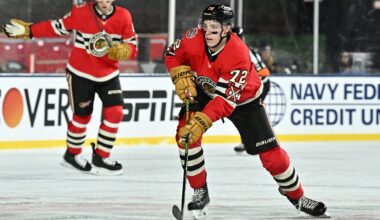 What Alex Vlasic Being the Longest-Tenured Blackhawk Means for Him and the Team - The Hockey Writers - Chicago Blackhawks