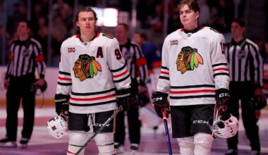 Anton Frondell's NHL Debut With the Blackhawks Was a Roaring Success - The Hockey Writers - Chicago Blackhawks