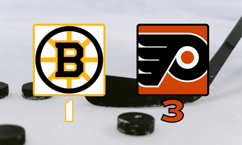 Bruins 1-3 Flyers February 28, 2026 Xfinity Mobile Arena