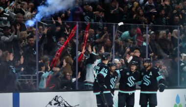 Bobby McMann leads again as Seattle Kraken down Florida Panthers to move into West’s second wild-card spot