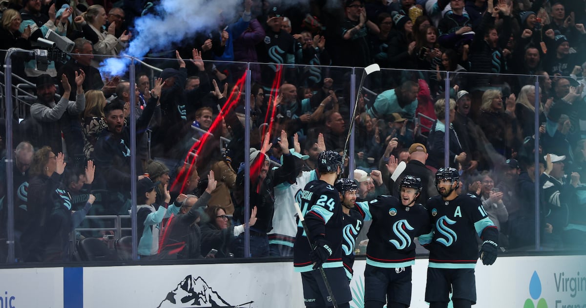 Bobby McMann leads again as Seattle Kraken down Florida Panthers to move into West’s second wild-card spot