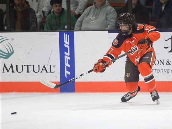 Pair of BGSU hockey defensemen land on All-CCHA teams