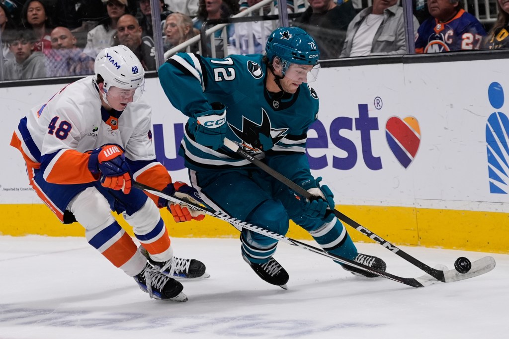 San Jose Sharks, Macklin Celebrini lose to New York Islanders