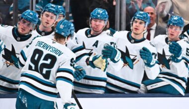 San Jose Sharks, Igor Chernyshov beat Columbus Blue Jackets