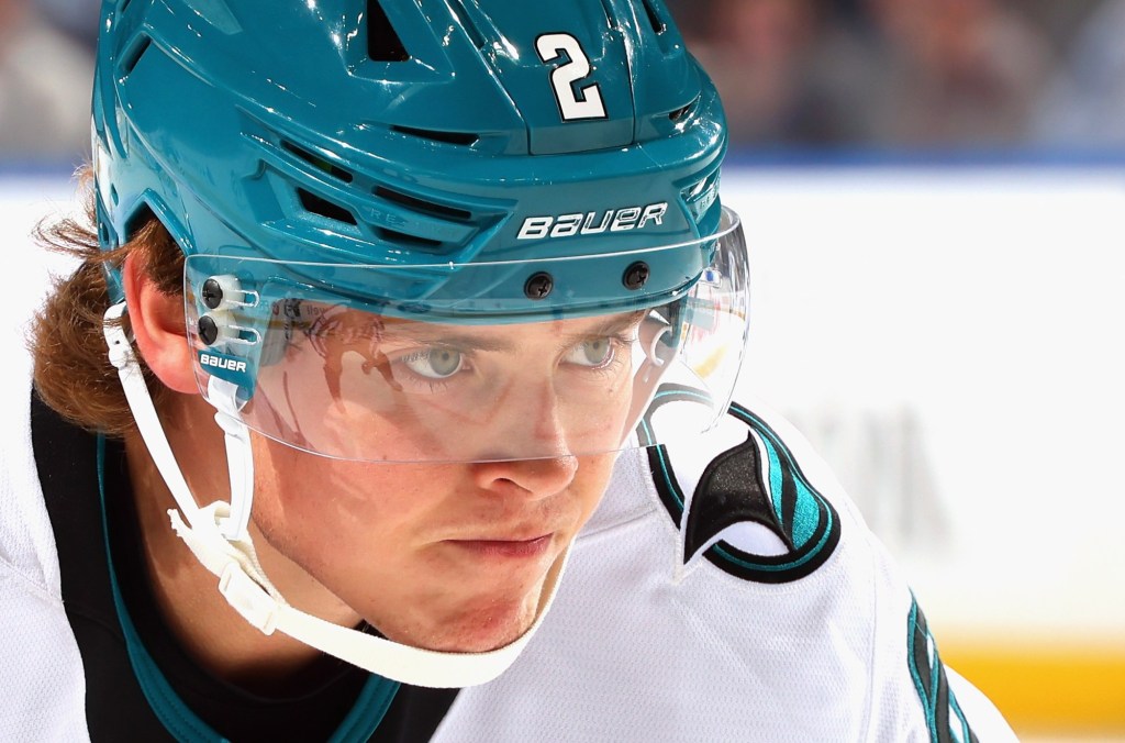 San Jose Sharks' Will Smith benched in loss to Edmonton Oilers