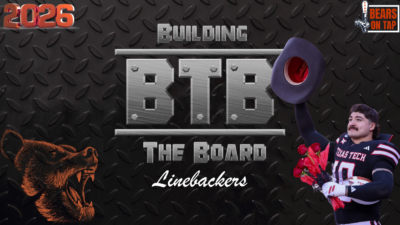 Building the Board for Bears linebacker prospects in the 2026 NFL Draft.