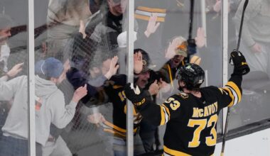 Bruins outlast Kings in OT for win on toothless Charlie McAvoy's goal