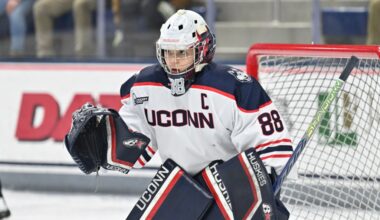 UConn advances to Hockey East women's championship with 6-1 win over Holy Cross