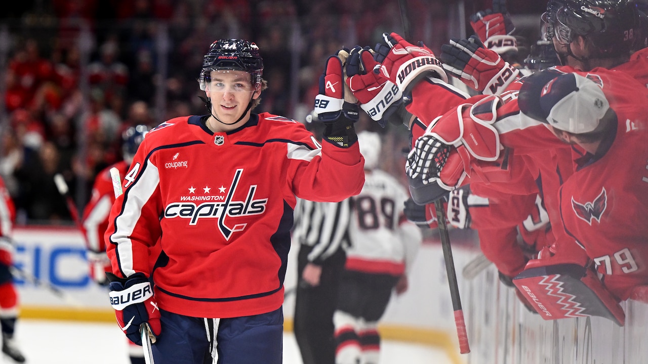 Why Cole Hutson is ready to help a changing Capitals team