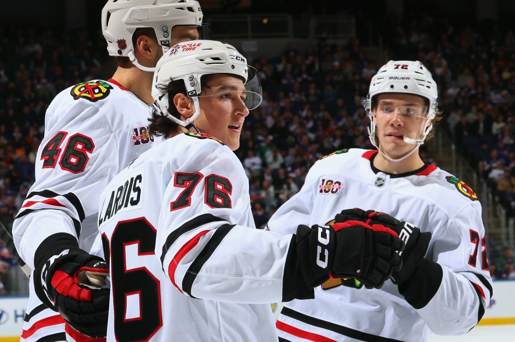 Chicago Blackhawks rookie keeps movin' on up