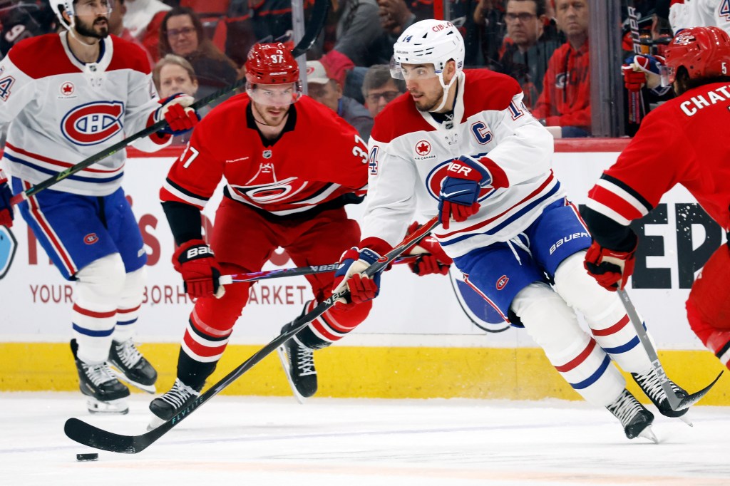 About Last Night: Canadiens try Arber Xhekaj at forward in win over Canes