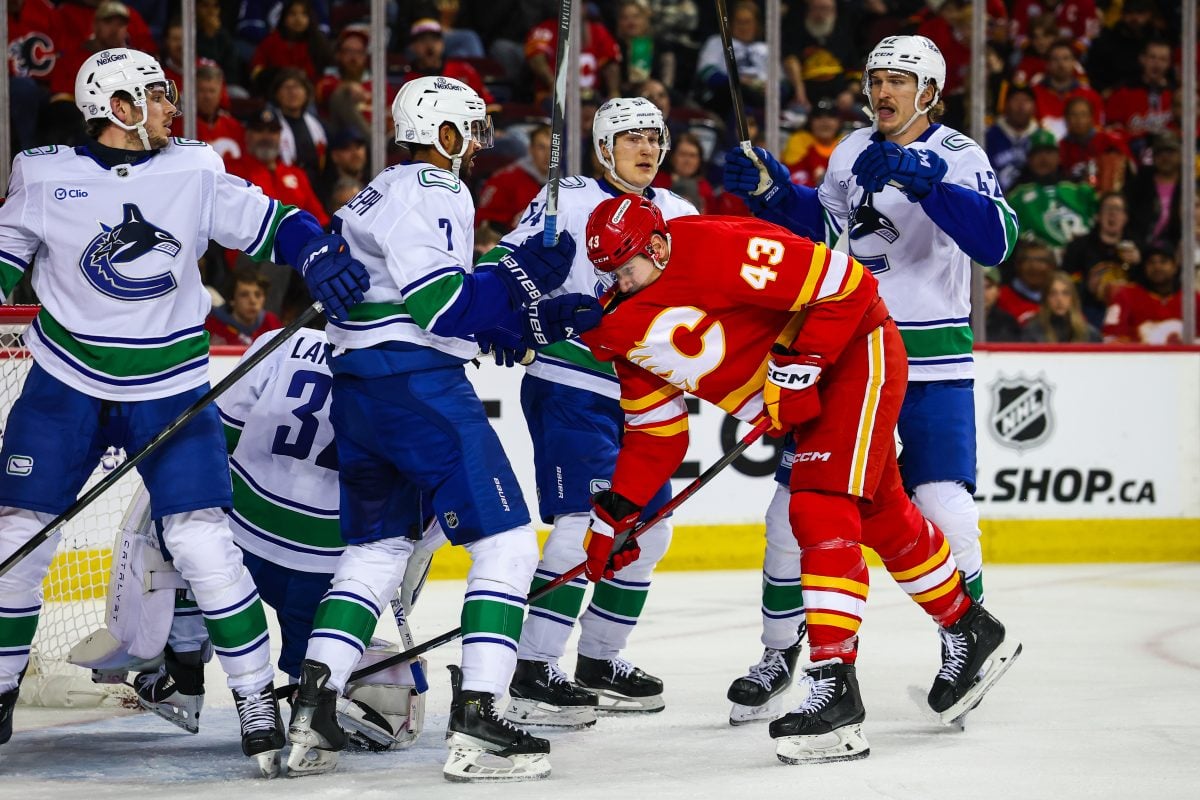 Vancouver Canucks Calgary Flames