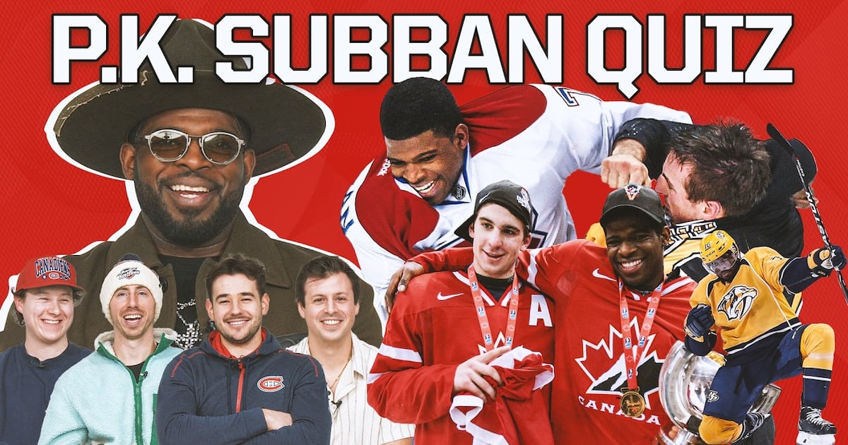 The BarDown Team did a quiz on Subban with P.K. himself.