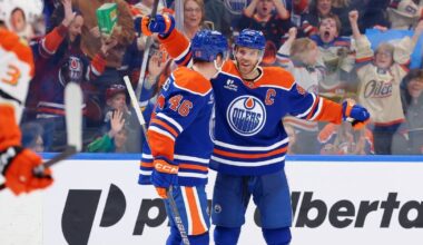 Edmonton Oilers beat Anaheim Ducks, Connor McDavid moves back into scoring lead with three points