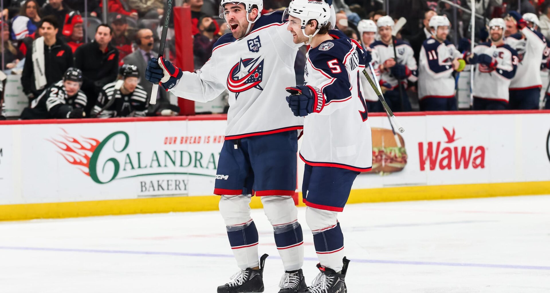 Dante Fabbro Denton Mateychuk Columbus Blue Jackets