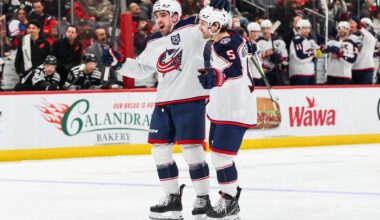 Dante Fabbro Denton Mateychuk Columbus Blue Jackets
