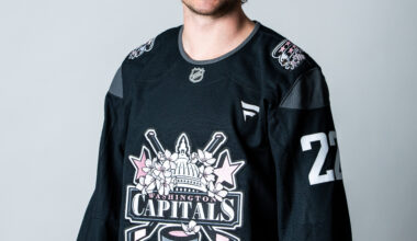 The Washington Capitals Are Once Again Wearing Cherry Blossom-Themed Gear