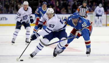 Easton Cowan Proving He Belongs on Maple Leafs' Top Line - The Hockey Writers -