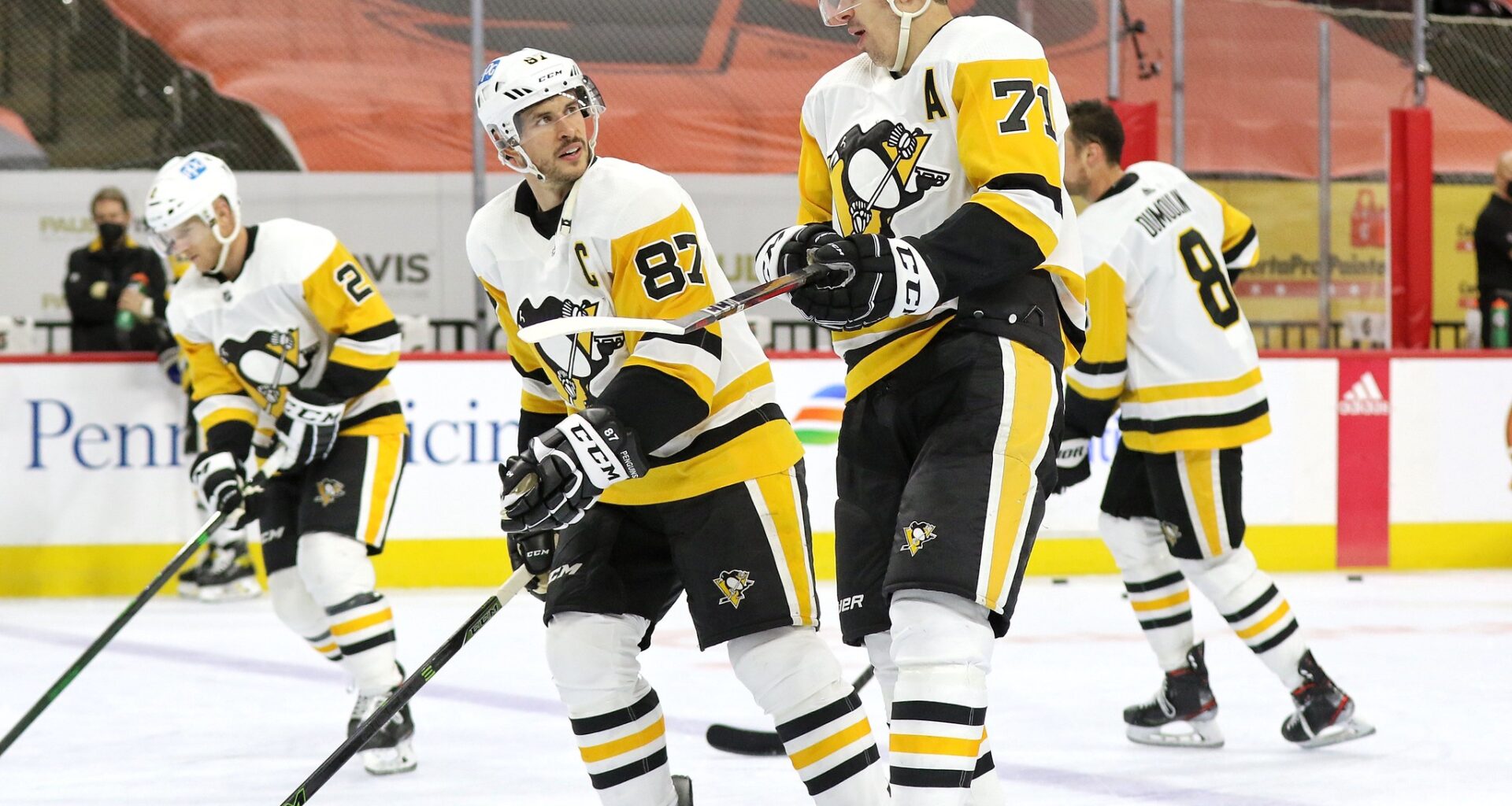 Evgeni Malkin Sidney Crosby Pittsburgh Penguins