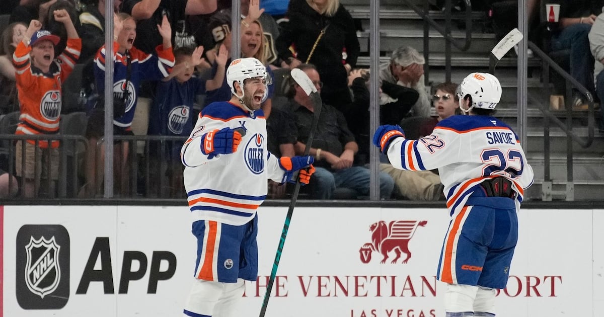 Bouchard scores in overtime as Edmonton Oilers beat Vegas Golden Knights