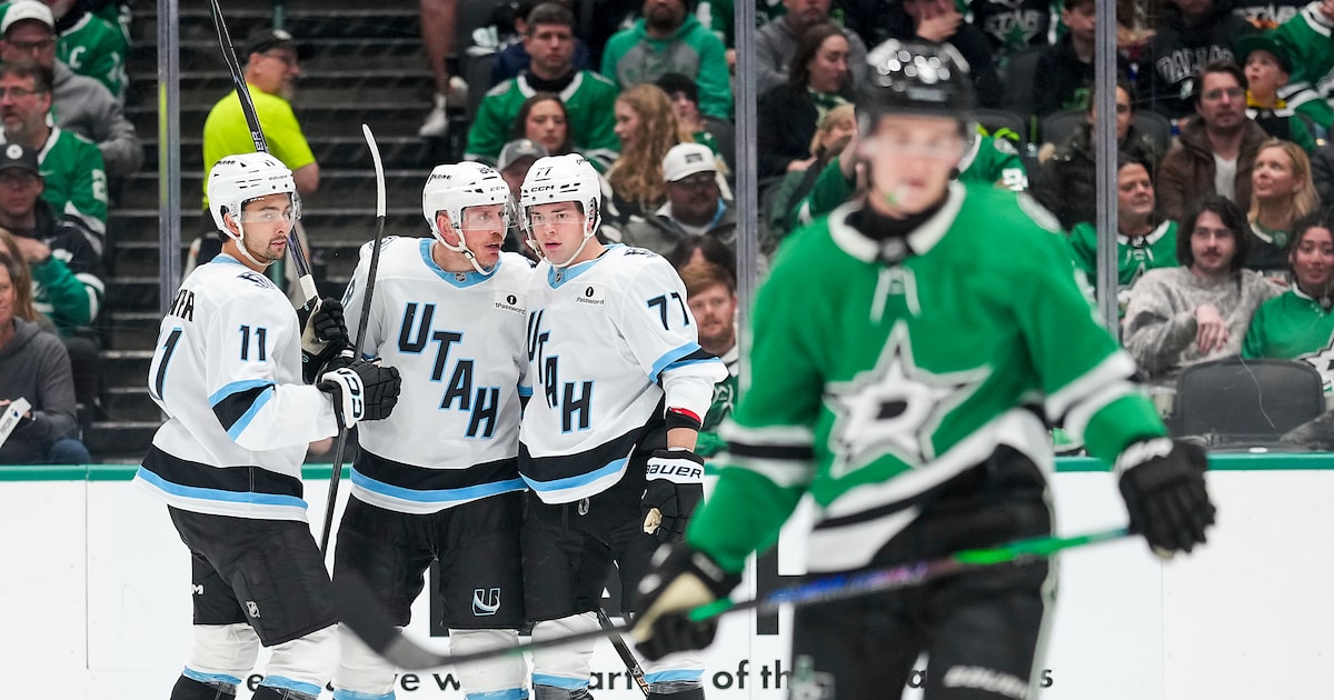 Stars’ uncanny impression of 1999 Stanley Cup team finally gives out vs. Utah Mammoth