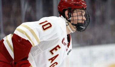 Bruins prospect James Hagens win Hockey East scoring title - 98.5 The Sports Hub