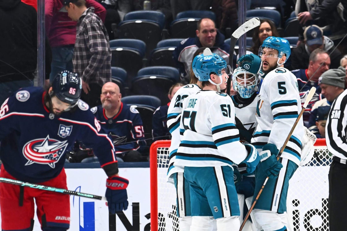 Blue Jackets hit first bump in Rick Bowness’ tenure with listless loss to Sharks