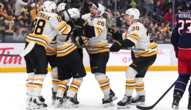 Bruins storm back with wild third period to beat Blue Jackets in shootout