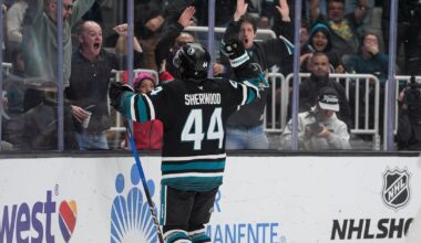 San Jose Sharks sign pending UFA Kiefer Sherwood to five-year, $28.75M extension