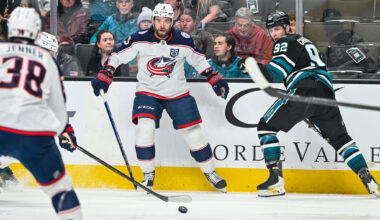 Sharks Hope To Build On Postive Moments, End Losing v. Blue Jackets