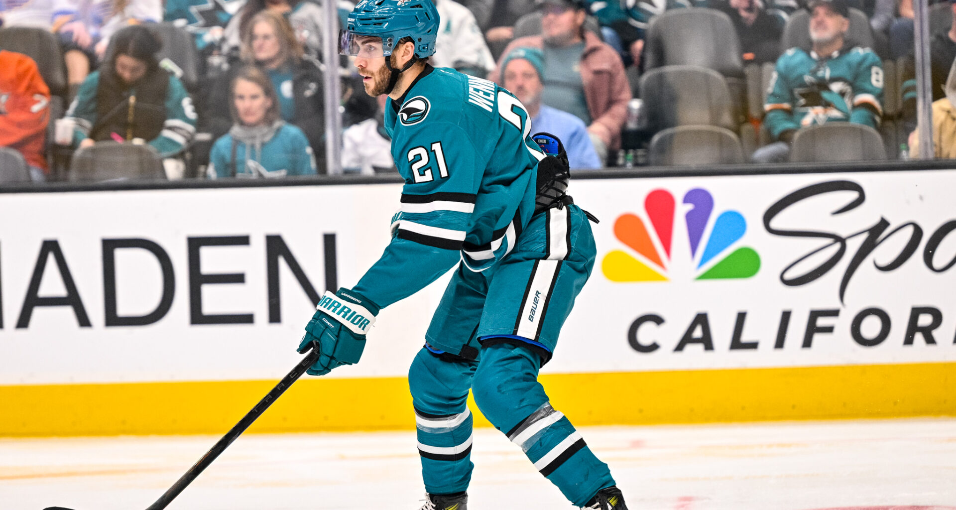 Sharks' Wennberg Out With Injury v. Sens