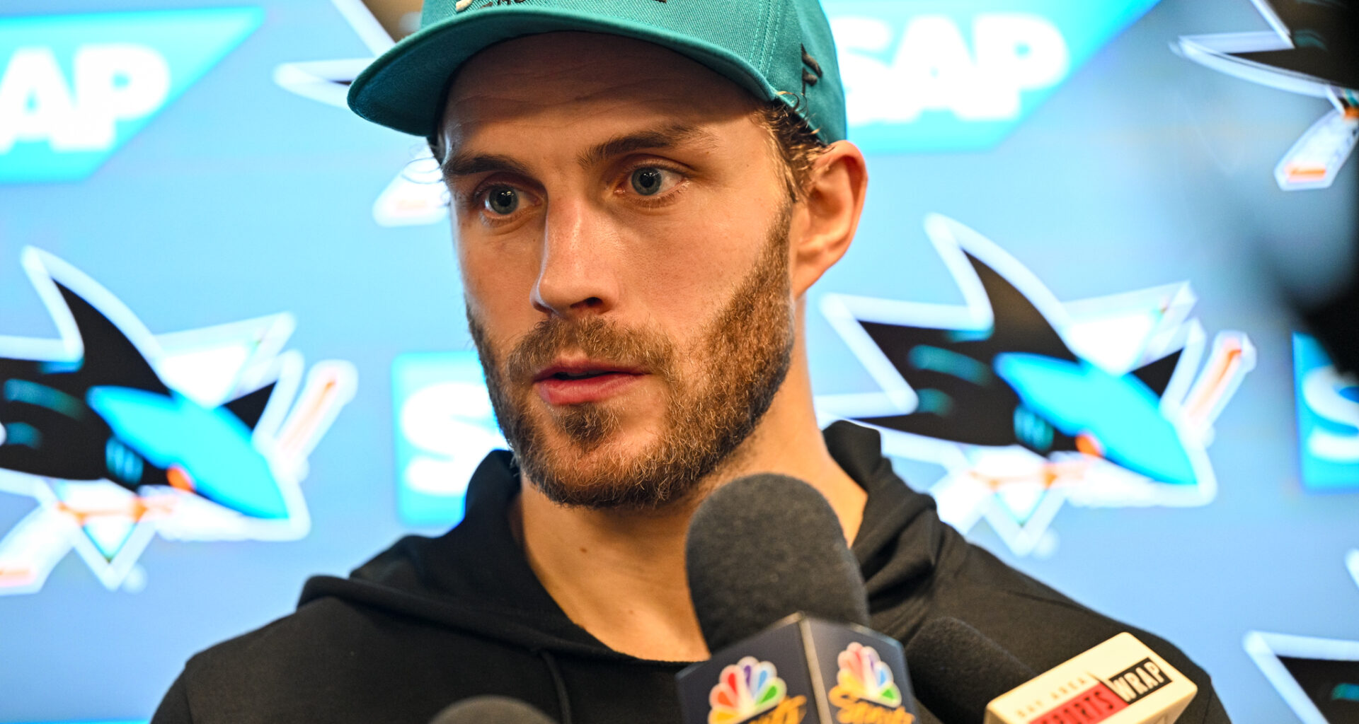 Sharks' Wennberg Talks About Loss Of Hockey Gear Innovator