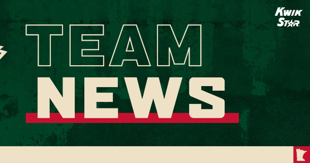 MINNESOTA WILD RECALLS BEN JONES AND MATT KIERSTED, IOWA RECALLS RASMUS KUMPULAINEN