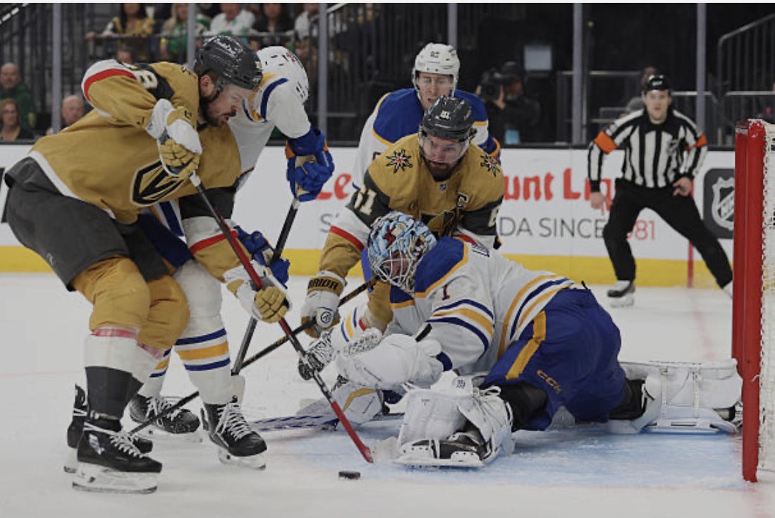 Sabres Shut Out Golden Knights Behind Luukonen’s 27 Saves