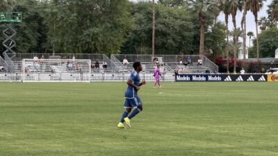Sporting Kansas City's Justin Reynolds at the Coachella Valley Invitational