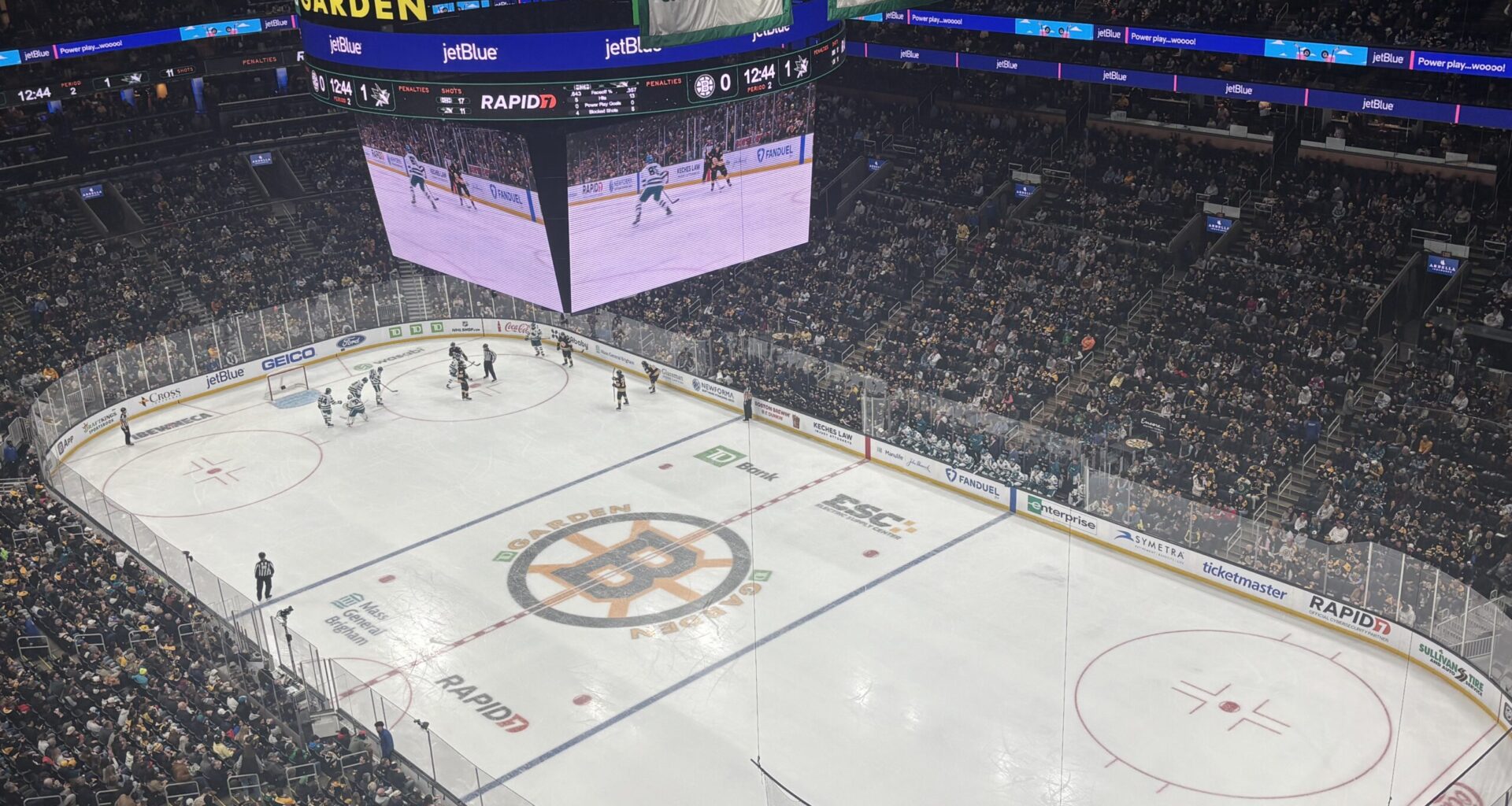 Sharks Snap Losing Streak Behind Nedeljkovic's Stellar Game; Beat Bruins 4-2