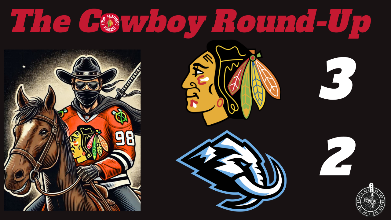 Cowboy's Round-Up: Blackhawks Defeat Mammoth 3-2 in Utah