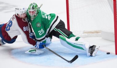 Stars fall in dramatic fashion to snap record winning streak, drop further behind Colorado