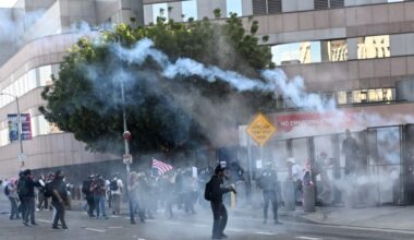 75 arrested in downtown LA at ‘No Kings’ protest; federal officers injured, authorities say – Daily News