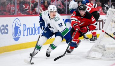 Canucks News & Rumours: Ohgren, Myers, Foote & Pettersson Benched - The Hockey Writers - Vancouver Canucks