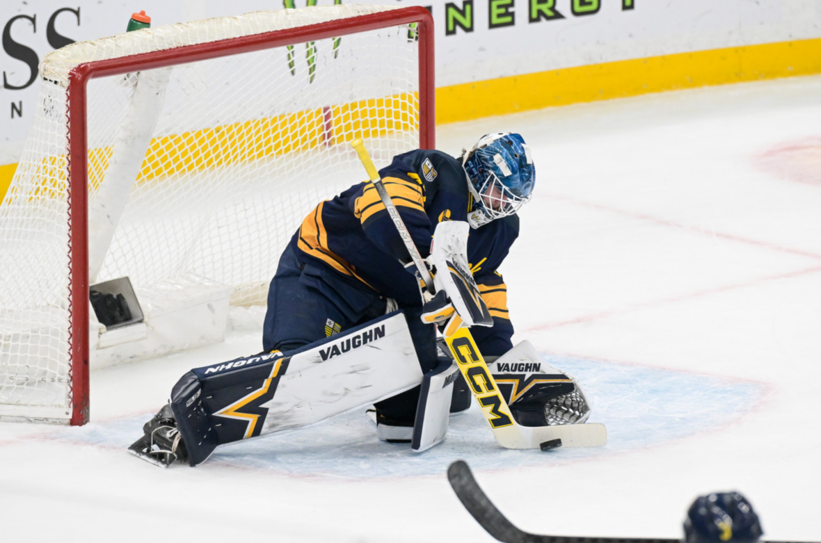 Bruins Sign Merrimack Goalie to Entry-Level Contract