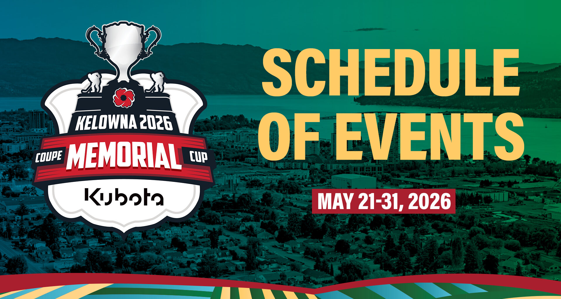 CHL & 2026 Memorial Cup Host Organizing Committee unveil schedule of festivities for the 2026 Memorial Cup in Kelowna