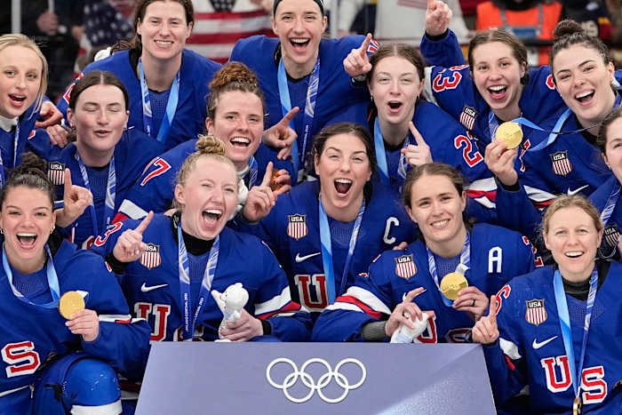 Game-worn jerseys from 2026 U.S. women’s Olympic hockey team up for auction