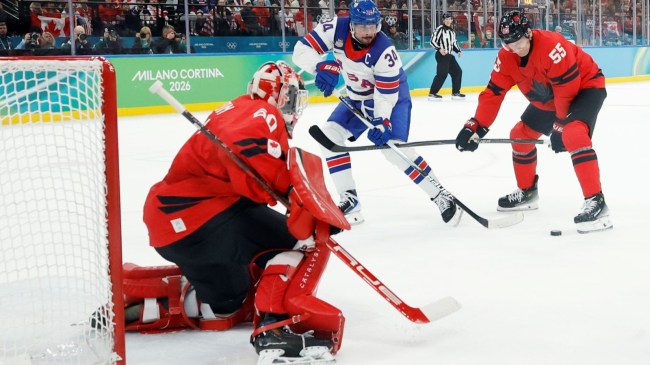 Canada-USA Gold Medal Men's Hockey Game Auston Matthews Jordan Binnington