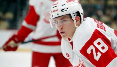 Michael Brandsegg-Nygård Has the Worst Puck Luck in the NHL - The Hockey Writers - Detroit Red Wings