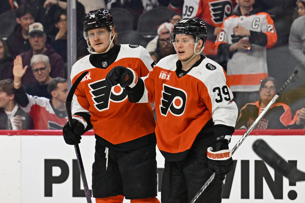 Matvei Michkov Owen Tippett Philadelphia Flyers