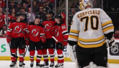 Jack Hughes Sets Devils Record in Thriller OT Win vs. Bruins