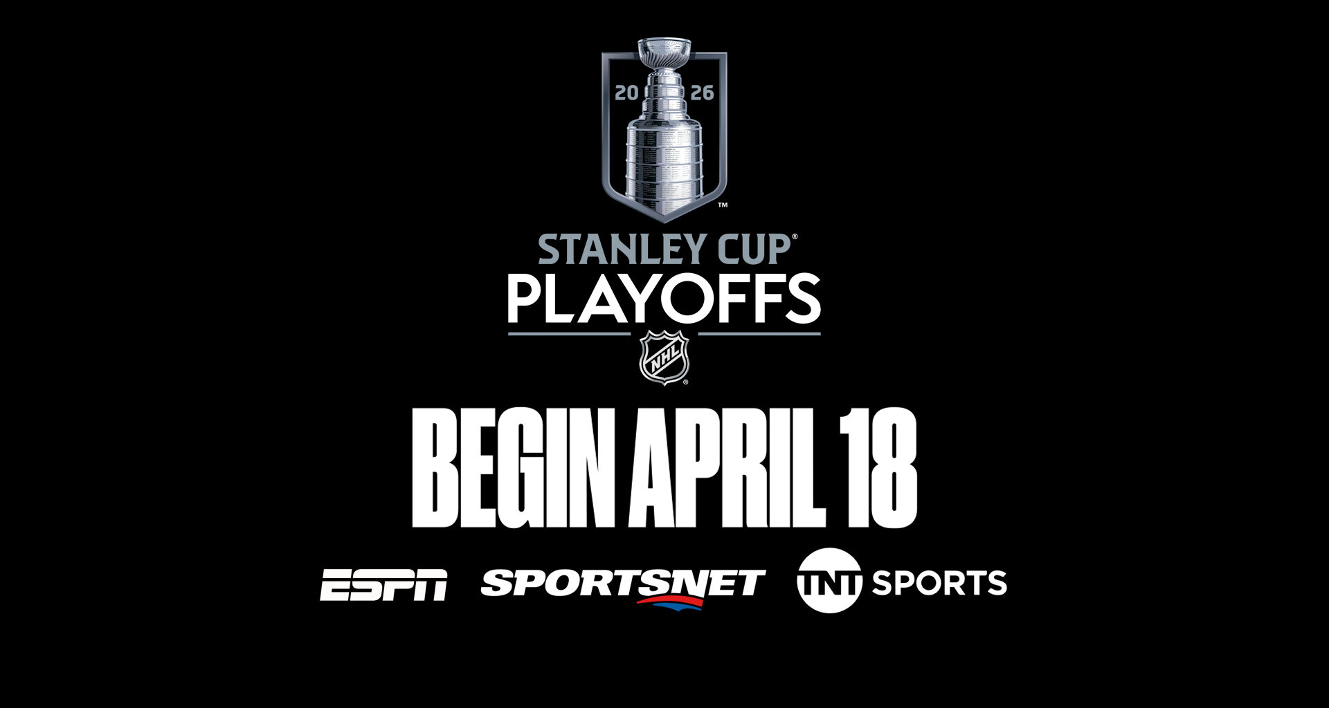 NHL, ESPN, TNT Sports and Sportsnet debut joint marketing creative ahead of the 2026 Stanley Cup Playoffs