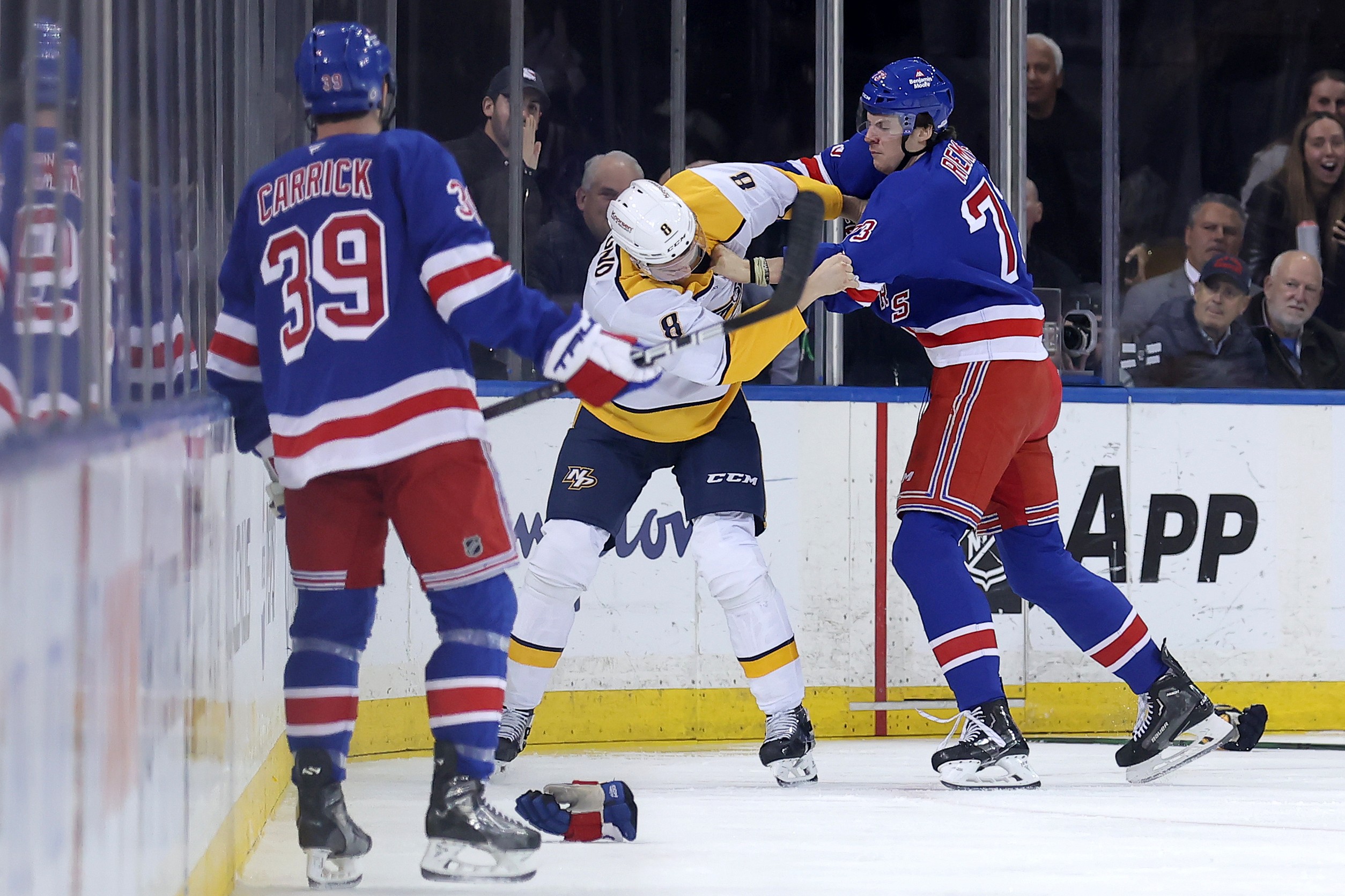 NHL: Nashville Predators at New York Rangers